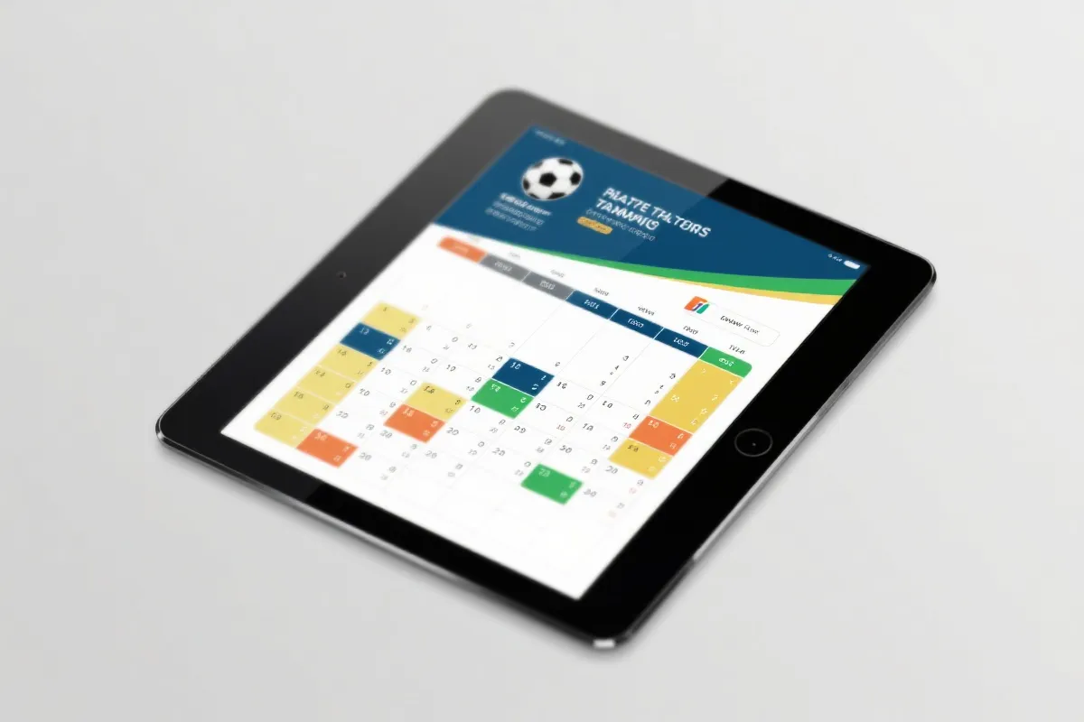 世界杯赛程表查询示意图